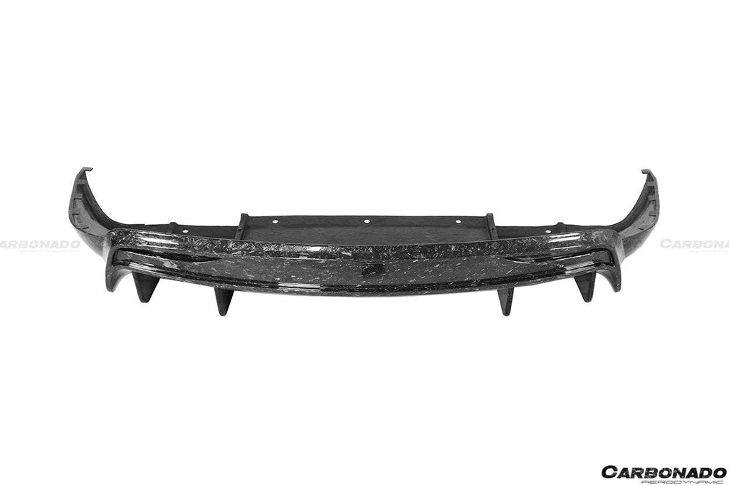 2019-2021 Tesla Model X SUV RZS Style Carbon Fiber Rear Diffuser - Carbonado Aero
