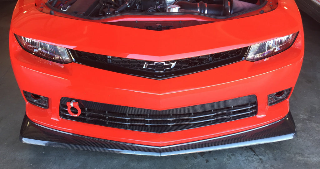 2014-2015 CHEVY CAMARO Z28 STYLE CARBON FIBER AIR DUCT BEZELS (PAIR)