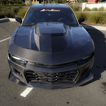 Load image into Gallery viewer, 2010-2015 Chevy Camaro Black Panther 1PC Full Gloss Carbon Fiber Track Package Front Bumper Conversion