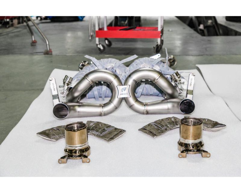 FI Exhaust F1 Version CatBack System | Heat Protector  Titanium Ferrari 488 GTB | Spider | Pista 2016-2021