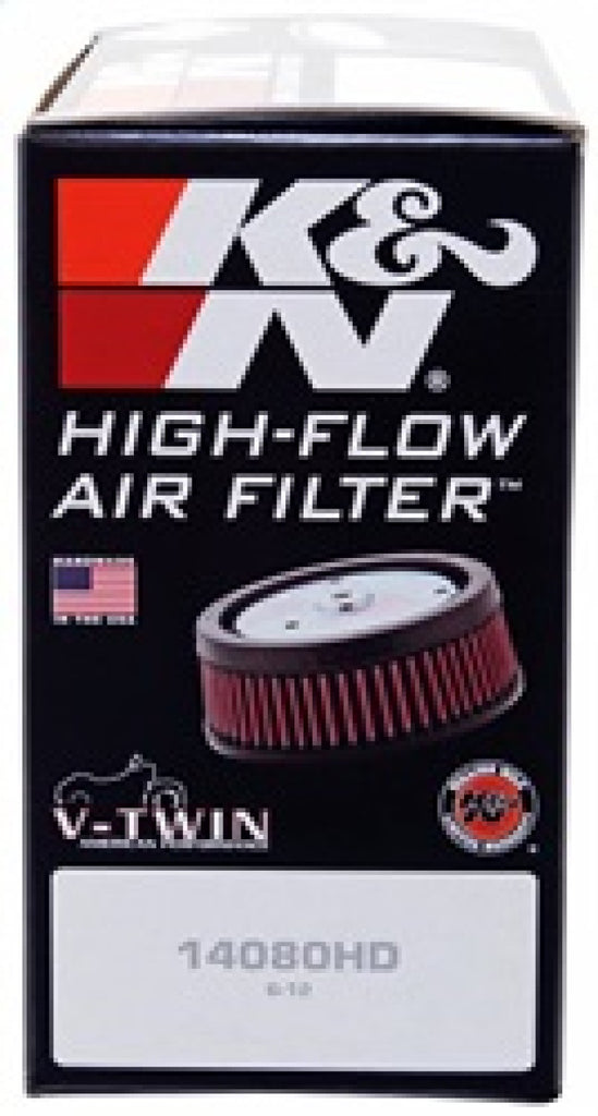 K&N Round Tapered 6.25in Base OD x 5.5in Top OD x 2.125in H Replacement Filter for Harley-Davidson