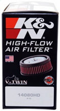 Load image into Gallery viewer, K&amp;N Round Tapered 6.25in Base OD x 5.5in Top OD x 2.125in H Replacement Filter for Harley-Davidson