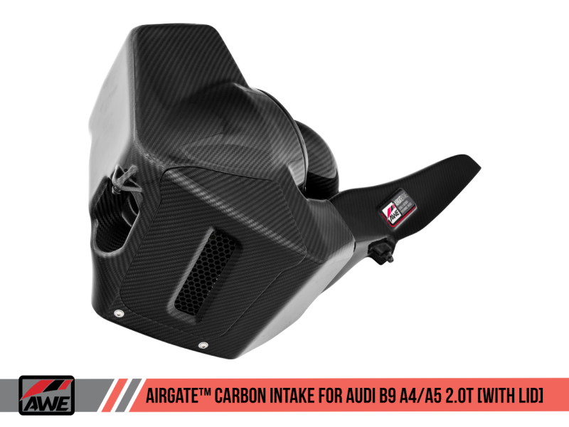 AWE Tuning Audi B9 A4/A5 2.0T Quattro Carbon Fiber AirGate Intake w/ Lid