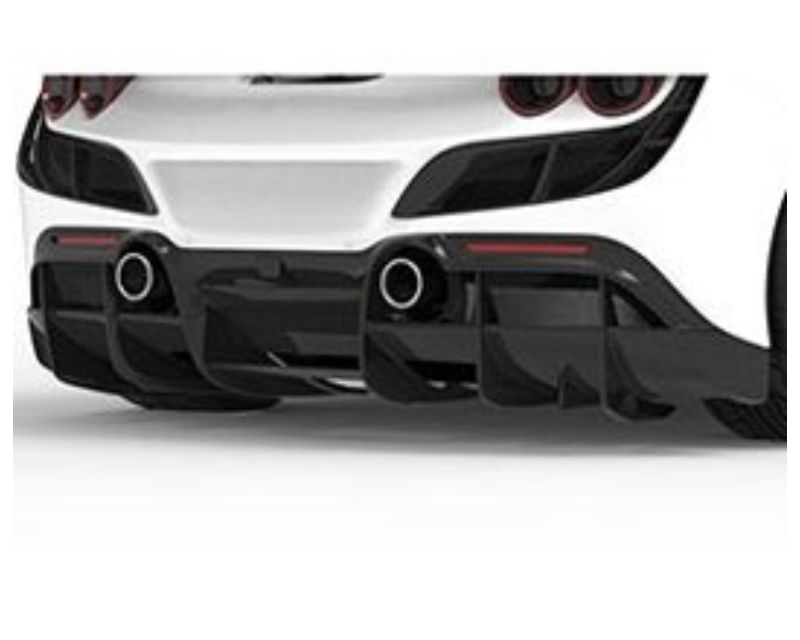 1016 Industries Aero Rear Diffuser Set Carbon Fiber Ferrari F8 Tributo 2020-2021