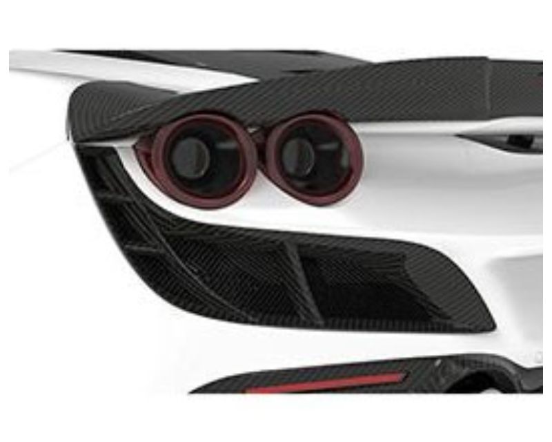 1016 Industries Aero Rear J Vents Carbon Fiber Ferrari F8 Tributo 2020-2021