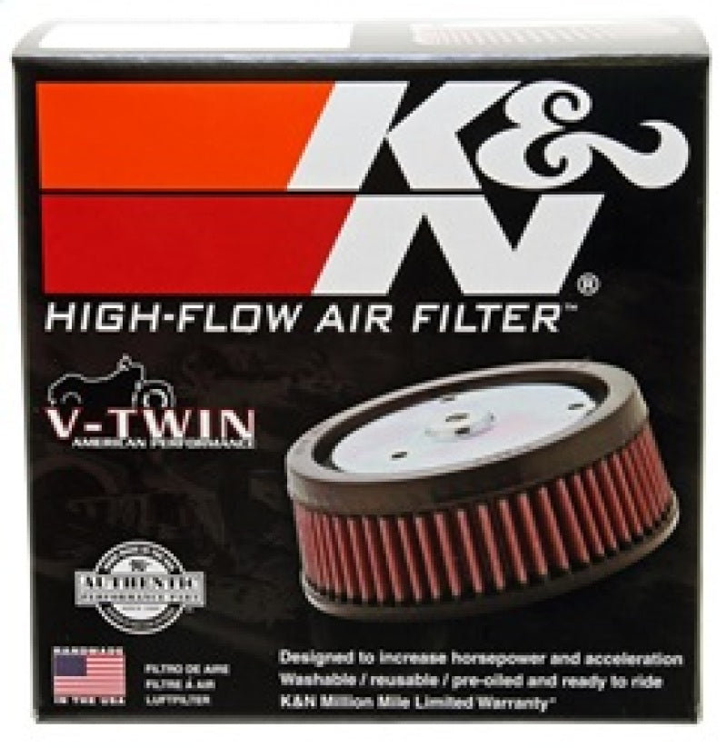 K&N Round Tapered 6.25in Base OD x 5.5in Top OD x 2.125in H Replacement Filter for Harley-Davidson