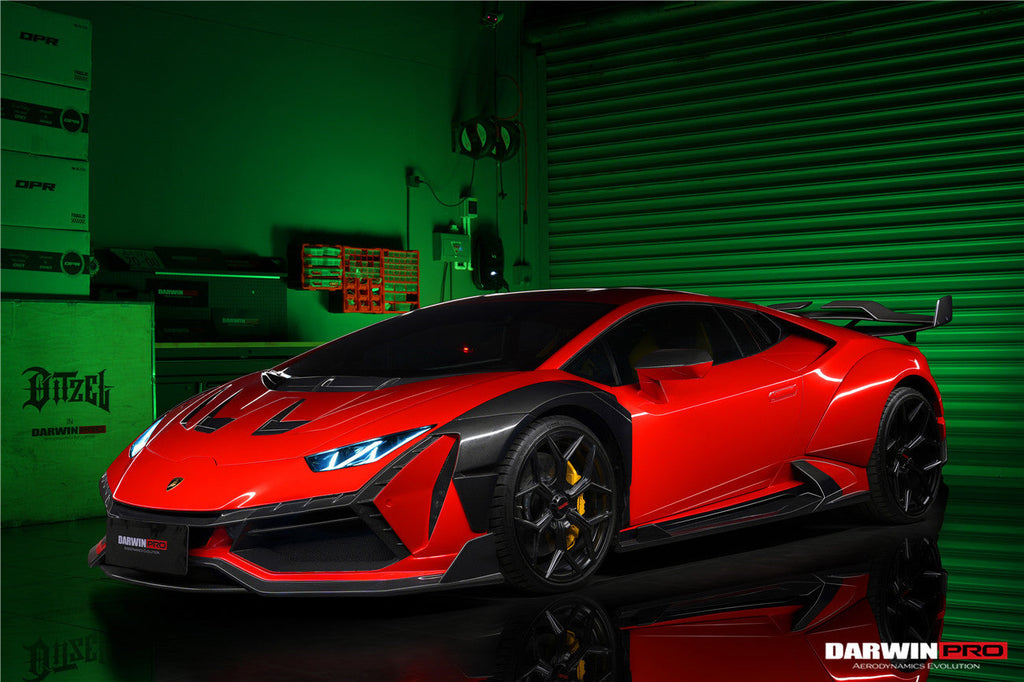 2015-2022 Lamborghini Huracan EVO Coupe Only BKSSII Style Full Wide Body Kit - DarwinPRO Aerodynamics
