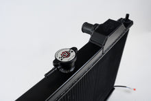 Load image into Gallery viewer, CSF 01-07 Mitsubishi Evo 7/8/9 Full-Slim Radiator w/12in Fan &amp; Shroud/-16AN - Black