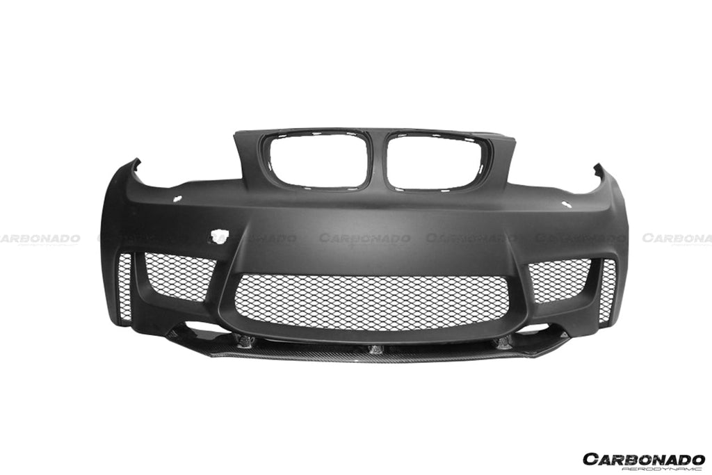 2008-2013 BMW 1 Series E82/E88 1M Style Front Bumper - Carbonado