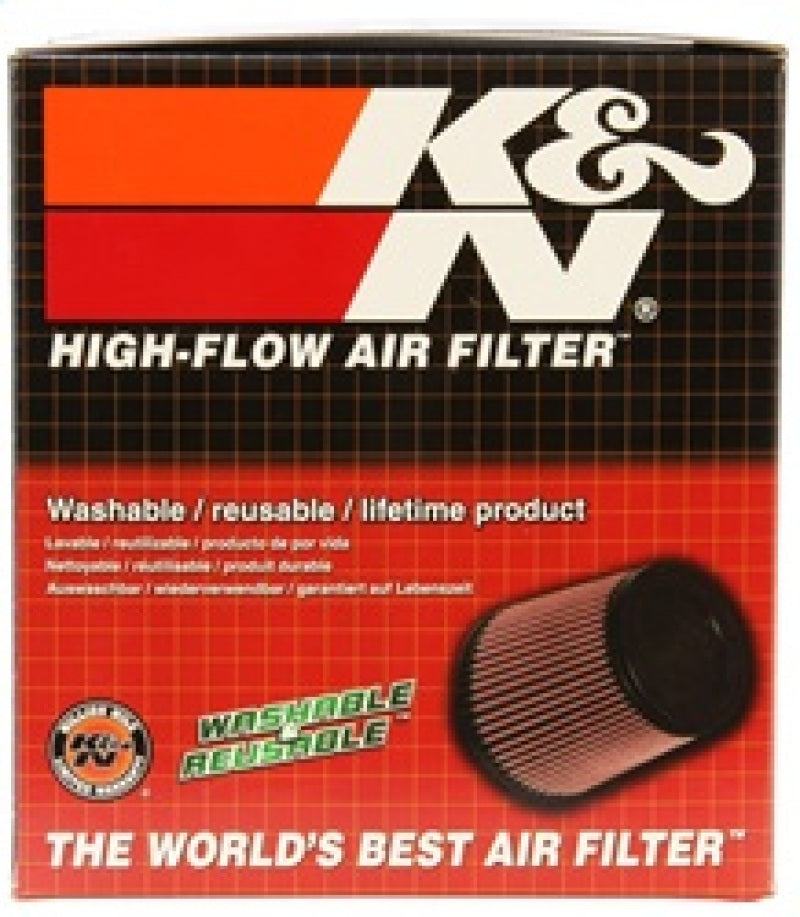 K&N Universal Rubber Filter Round Tapered 4.625in Top OD x 5in Base OD x 4in H