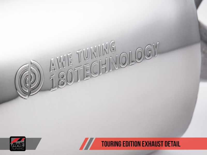 AWE Tuning Mk6 GLI 2.0T - Mk6 Jetta 1.8T Touring Edition Exhaust - Polished Silver Tips