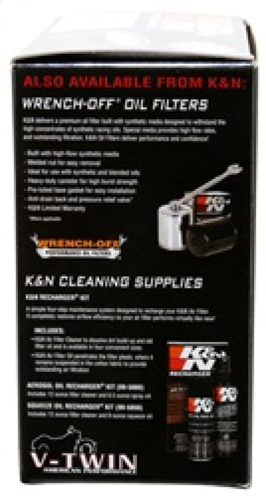 K&N Round Tapered 6.25in Base OD x 5.5in Top OD x 2.125in H Replacement Filter for Harley-Davidson