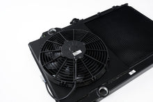 Load image into Gallery viewer, CSF 01-07 Mitsubishi Evo 7/8/9 Full-Slim Radiator w/12in Fan &amp; Shroud/-16AN - Black