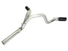 Load image into Gallery viewer, aFe MachForce XP Exhaust 4inch DP-Back All SS 2011-14 GM Diesel Trucks V8-6.6L LML Black Tips