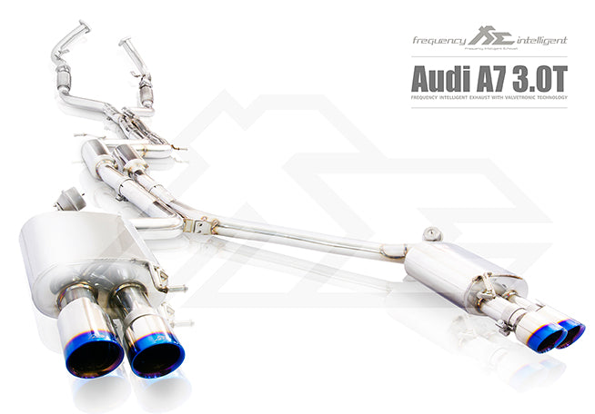FI Exhaust Valvetronic Muffler Kit w/ Standard Remote Audi A7 3.0T Sportback 2010+
