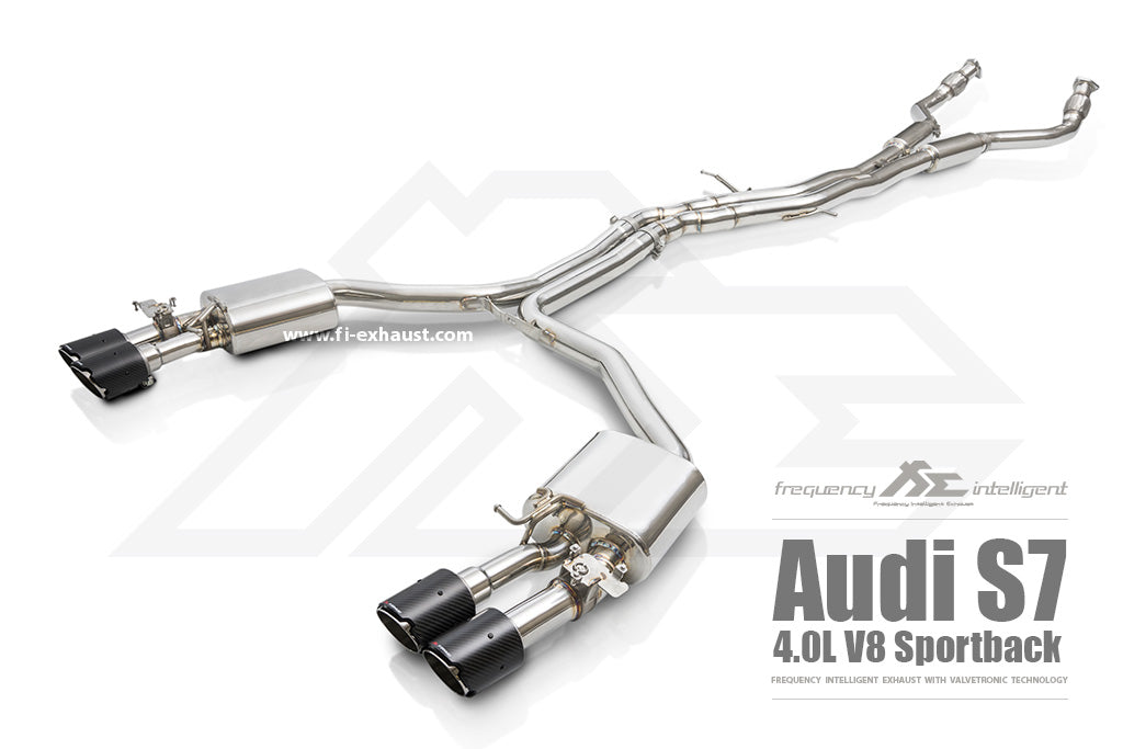 FI Exhaust Valvetronic Muffler Kit Audi S7|S6 2012-2018