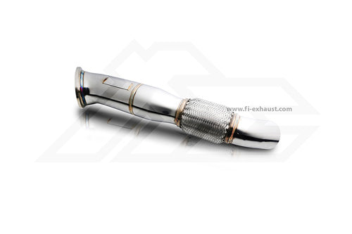 FI Exhaust Sport 200 Cell Downpipe With Ceramic Coating Toyota Supra 2020