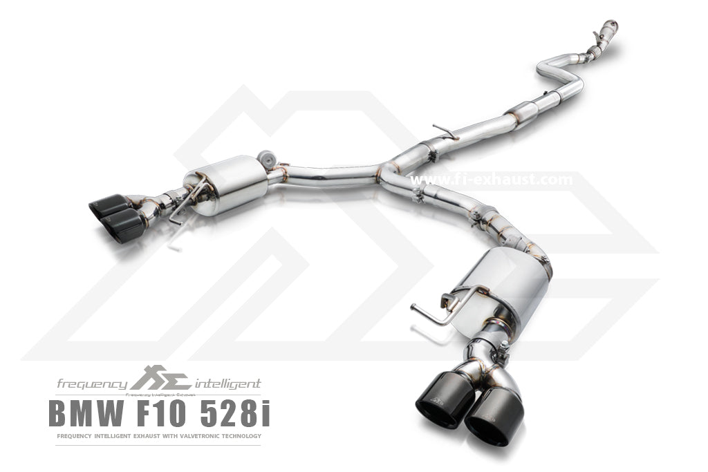 FI Exhaust Valvetronic Muffler Kit w/ Standard Remote BMW F10|F11 520i|528i 2011-2016