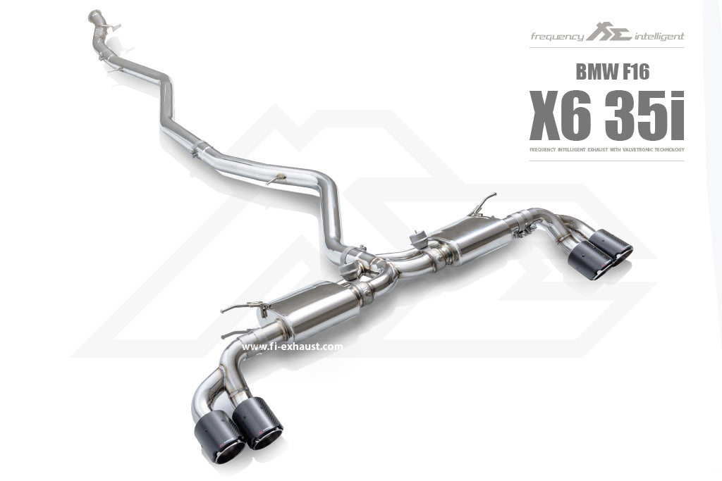 FI Exhaust Valvetronic Muffler Kit w/ Standard Remote BMW X6|X5 F15
