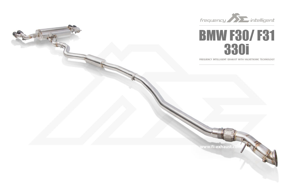 FI Exhaust Valvetronic Muffler Kit w/ Standard Remote BMW F30|F32 2014+