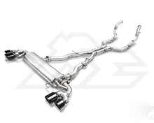 Load image into Gallery viewer, FI Exhaust No Remote Stainless Valvetronic Exhaust Silver Tips BMW M550i G30|N63 2017+