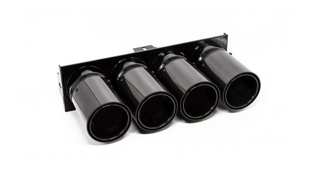Novitec Exhaust Tips Black w/Carbon Cover McLaren 765LT 2021+