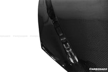 Load image into Gallery viewer, 2014-2017 Ford Mustang  GT/V6 TRU Style Carbon Fiber Hood - Carbonado