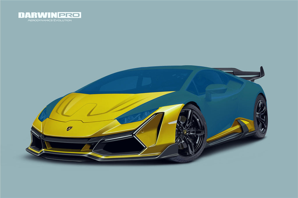 2015-2022 Lamborghini Huracan LP610/LP580/EVO BKSSII Style Full Body Kit (NOT WIDE) - DarwinPRO Aerodynamics