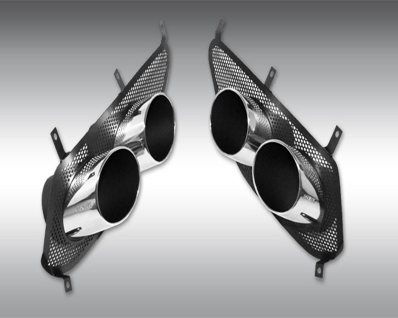 Novitec Polished Tailpipes with Mesh-Insert Ferrari GTC4 Lusso V8 | V12 16-18