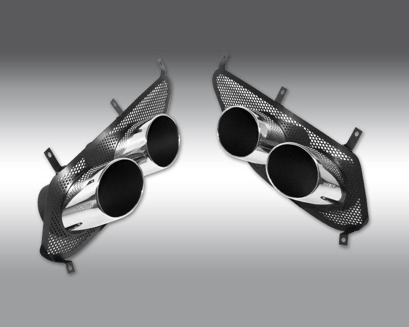Novitec Black Tailpipes w/ Mesh Insert Ferrari F12 Berlinetta 13-17