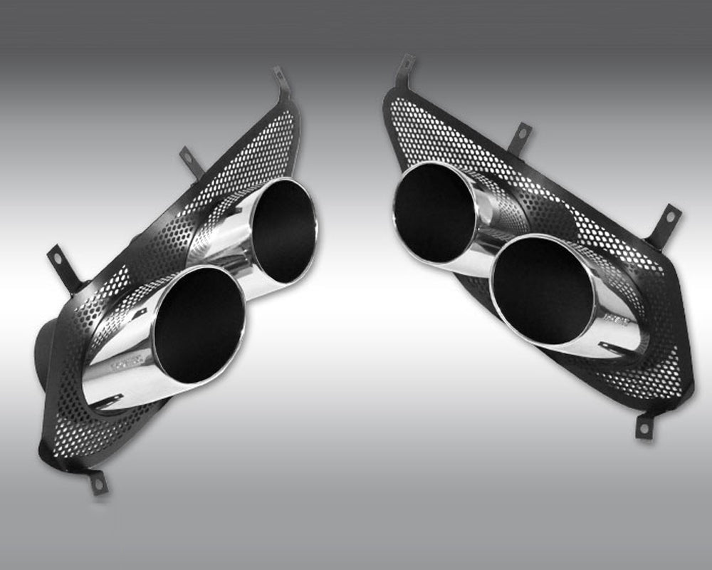 Novitec Polished Exhaust Tips w/Mesh Insert Ferrari Portofino 2018-2021