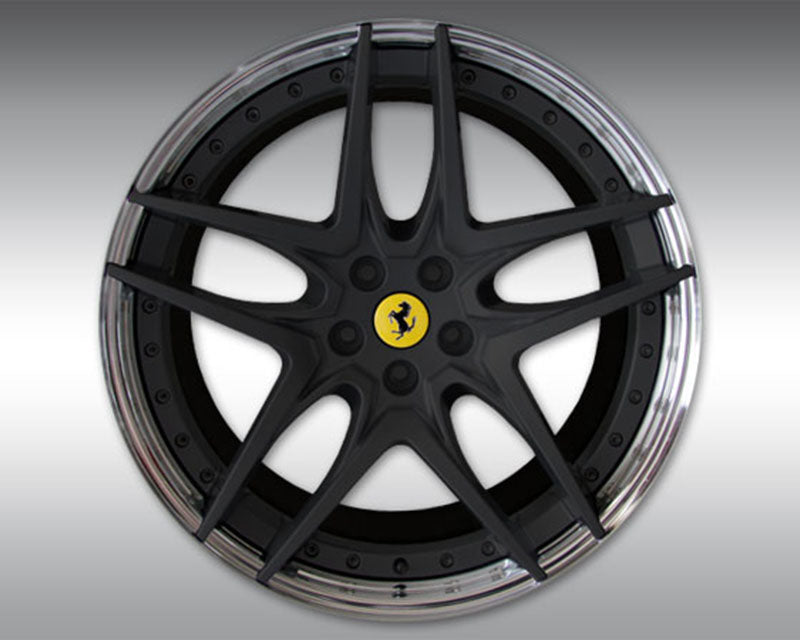 Novitec NF7 21x12 Black Rear Forged Wheel Ferrari 488 GTB | 488 Spider 15-17