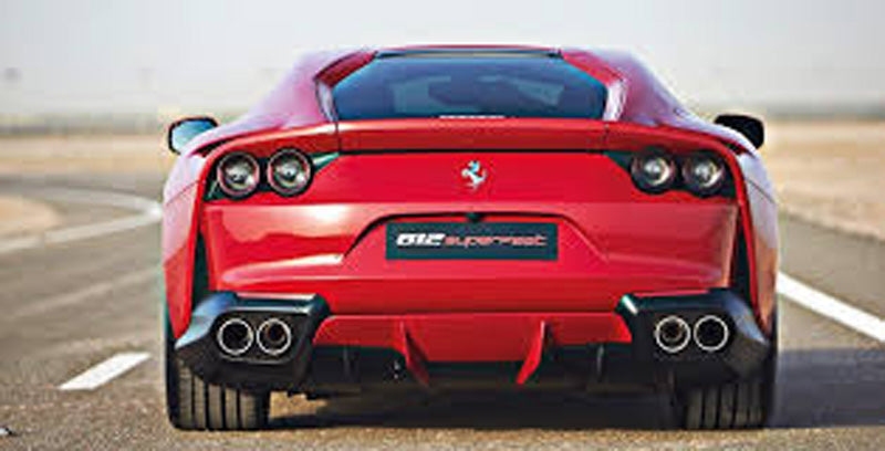 1016 Industries Rear Diffuser 3 Pieces Forged Carbon Ferrari 812 Superfast 2018-2021