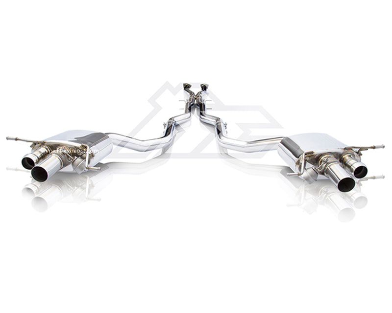 FI Exhaust Mid X-Pipe Valvetronic Muffler Bentley Flying Spur W12 14-16
