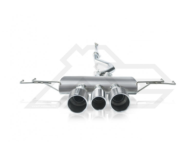 FI Exhaust Valvetronic Muffler Tri Tips Honda Civic Type R FK8 17-18