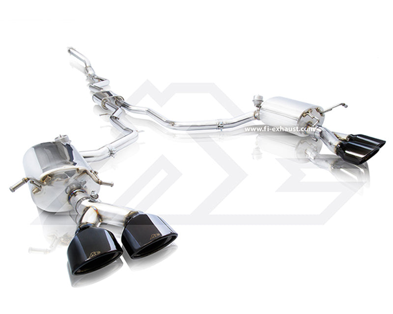 FI Exhaust Front and Y-Pipe with Valvetronic Muffler Quad Tips Mercedes-Benz W212 E250 Coupe 11-16