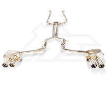 Load image into Gallery viewer, FI Exhaust Mid Muffler X Pipe Valvetronic Muffler Quad Tips Porsche 970.1 970 Panamera Turbo 10-17