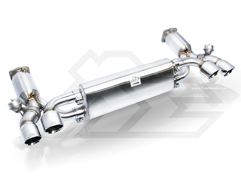 FI Exhaust Valvetronic Muffler Kit w/ Standard Remote Porsche 997.1 Turbo 2005-2009