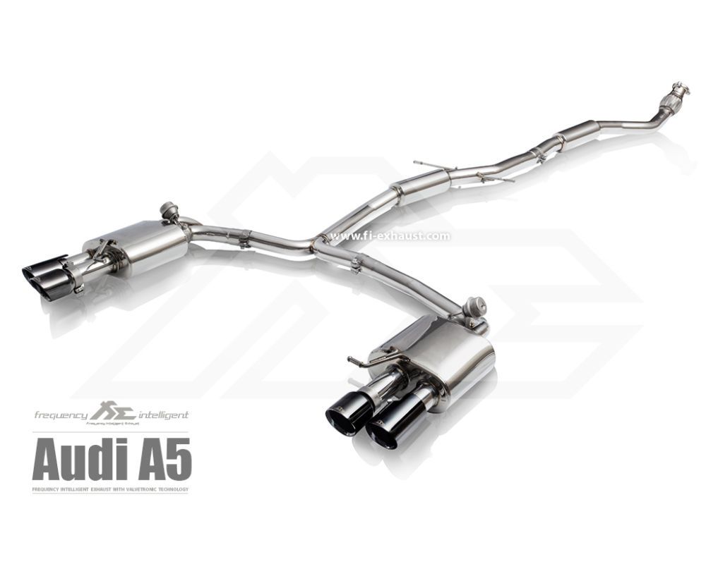 FI Exhaust Valvetronic Muffler Kit Audi A4 Sedan | A4 Avant | A5 Sportback 2.0T 2017+