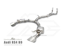 Load image into Gallery viewer, FI Exhaust Dual Tips in Matte Black Audi RS4 | RS5 B9 l 2019+