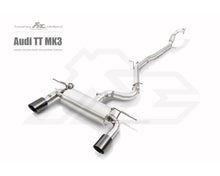 Load image into Gallery viewer, FI Exhaust Dual Tips in Matte Black Audi TT-RS MK3 2.5T Quattro l 2014+