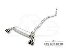 Load image into Gallery viewer, FI Exhaust Quad Tips in Gold BMW 530i G30 l B48 | 2.0 Turbo l 2017+