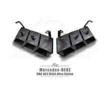 Load image into Gallery viewer, Fi Exhaust Triple Square Ceramic Coated Tips in Matte Black Mercedes Benz AMG W463A AMG G63 2023