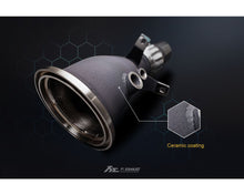 Load image into Gallery viewer, FI Exhaust Dual Tips with Carbon Fiber Ceramic Coating Black Insert Porsche 992 GT3 2020-2023