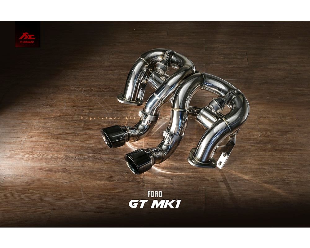 FI Exhaust Valvetronic Muffler Kit w/ Standard Remote Ford GT MK1 2005-2006