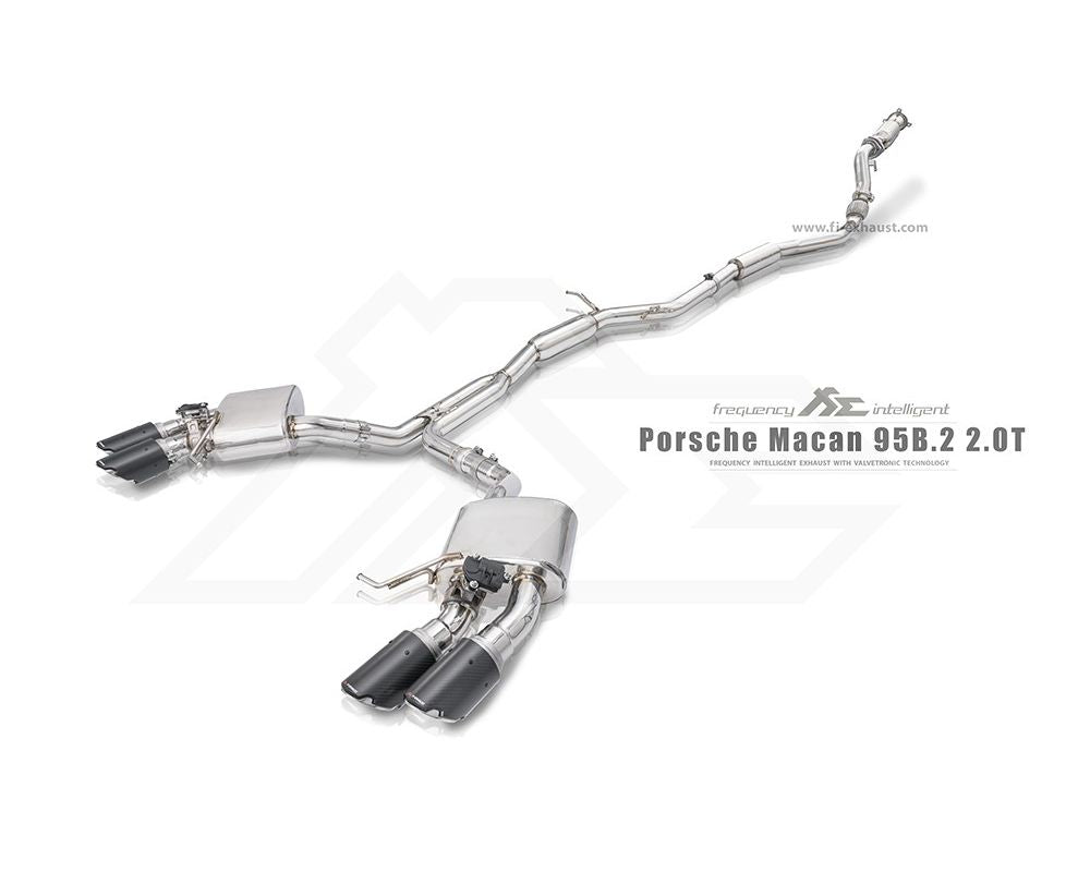 FI Exhaust Valvetronic Muffler Kit w/ OBD2/Mobile APP Remote Porsche Macan G2 2019+