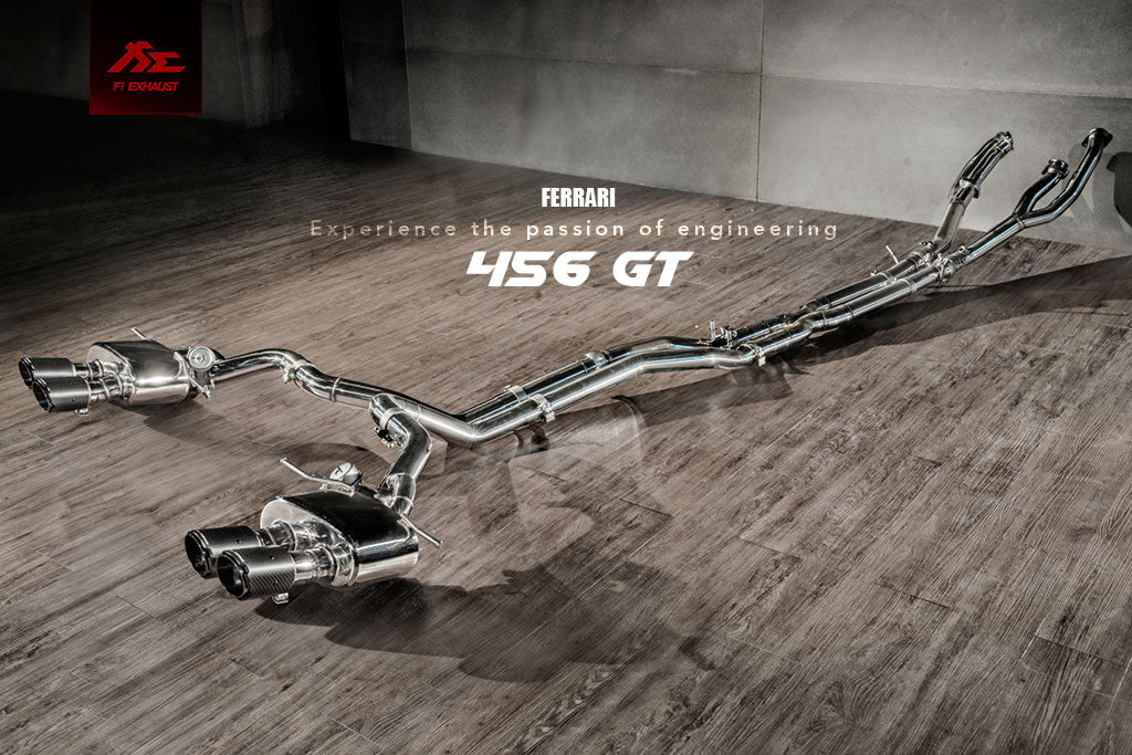 FI Exhaust Valvetronic Muffler Kit w/ Standard Remote Ferrari 456 GT 1996-2003