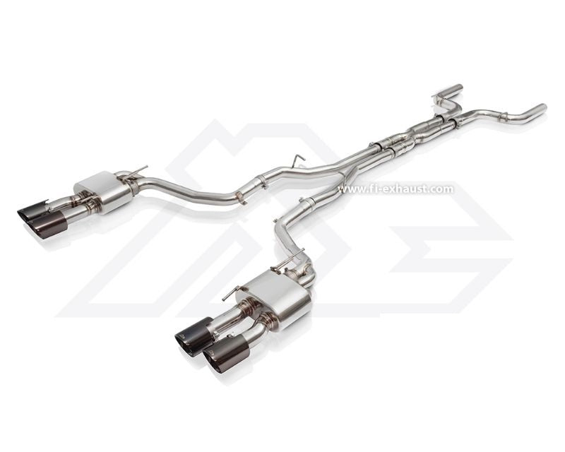 FI Exhaust Valvetronic Muffler Kit w/ Standard Remote Maserati Ghibli V6 Turbo 2014+