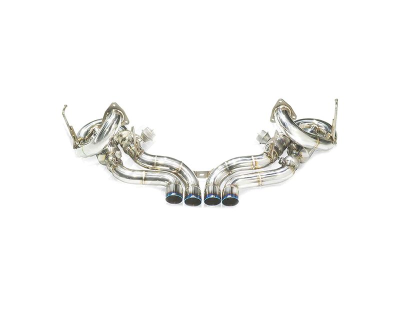 FI Exhaust Valvetronic Muffler Kit w/ Blue Tips (No Remote) Acura NSX 2017-2021