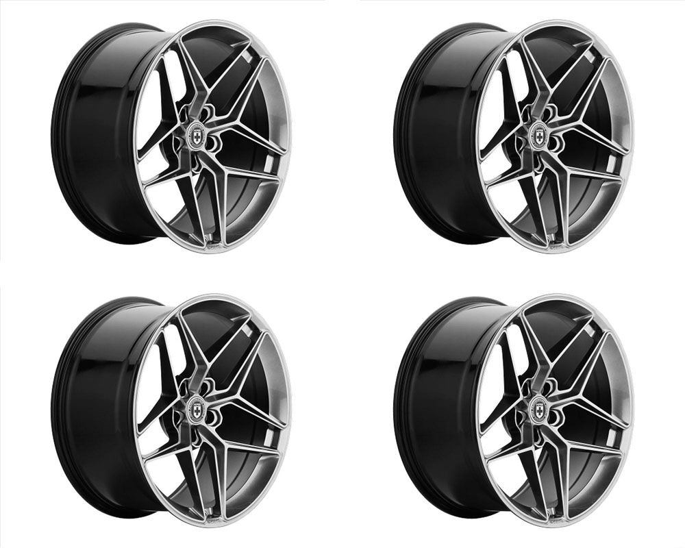 HRE FF11 Flow Form Wheel Set 20x8.5 5x114.3 33 Liquid Metal Tesla Model 3 | Model Y